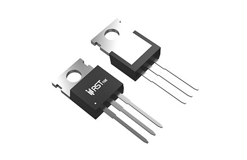 The RST MBR40150A is a high-current planar Schottky barrier rectifier housed in a TO-220 through-hole package.